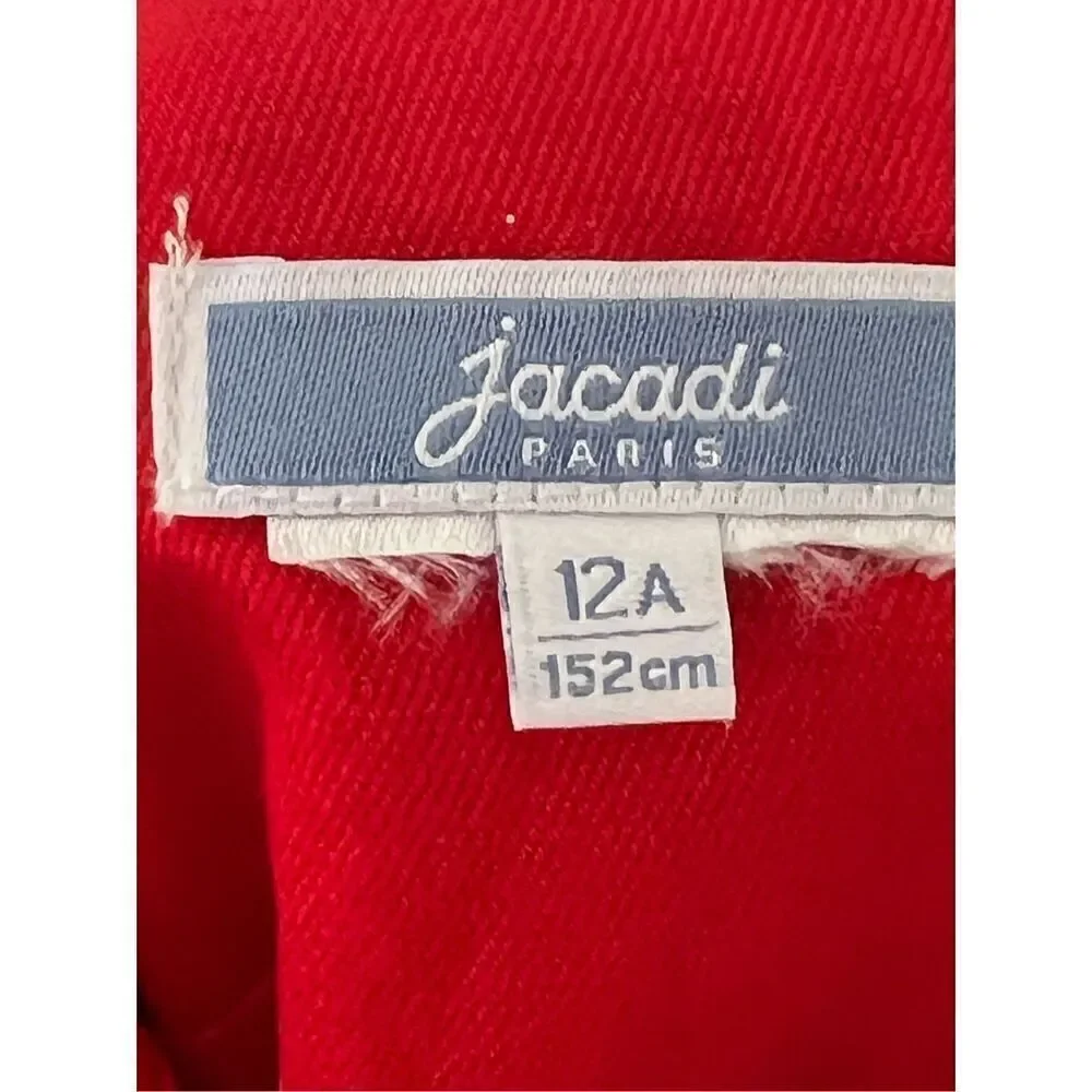 Girls Jacardi red jacket sz 12